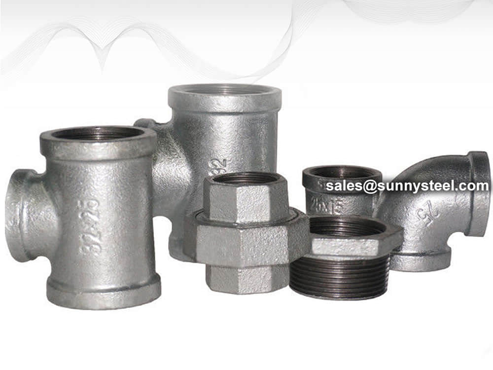 Malleable fitting, Malleable Cast Iron Pipe Fittings