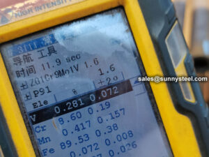 ASTM A213 T91 tube PMI testing