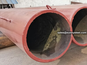 Ceramic lined pipe