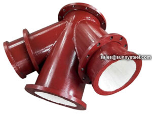 Ceramic tile lined wear-resistant multi-pass pipe