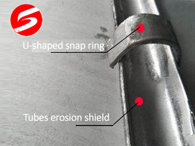 U-shaped snap ring