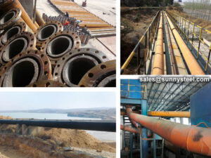 Application fields of cast basalt lined pipe
