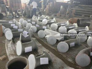 Cast basalt composite elbow