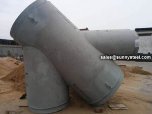 Cast basalt composite pipeline of dust removal system