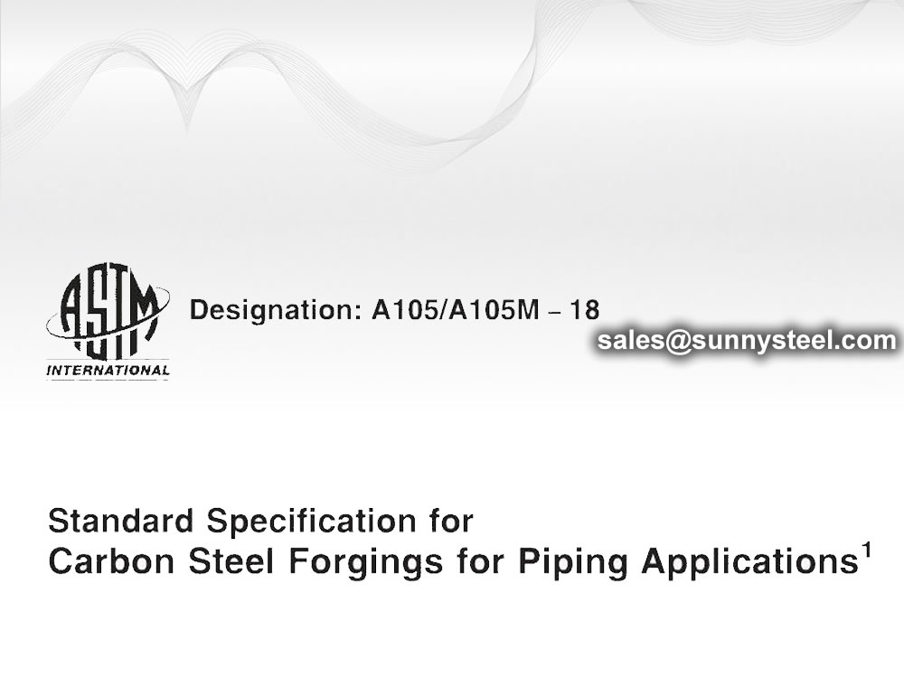 ASTM A105 Flange Specification
