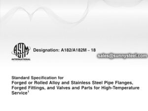 ASTM A182 standard specification