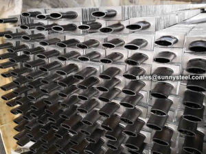Oval fin tubes
