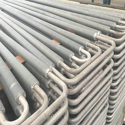 U bent extruded fin tube