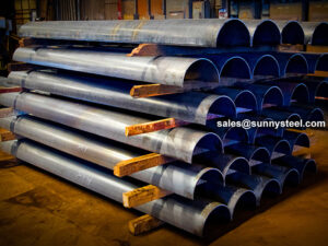 Half repair pipe sleeves