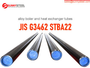 JIS G3462 STBA22 alloy boiler and heat exchanger tubes