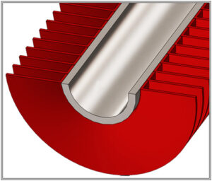L Foot Fin Tube