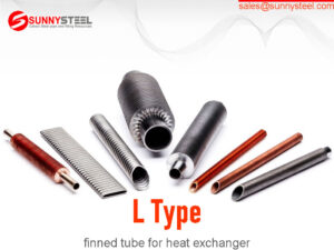 L Type finned tube for heat exchanger